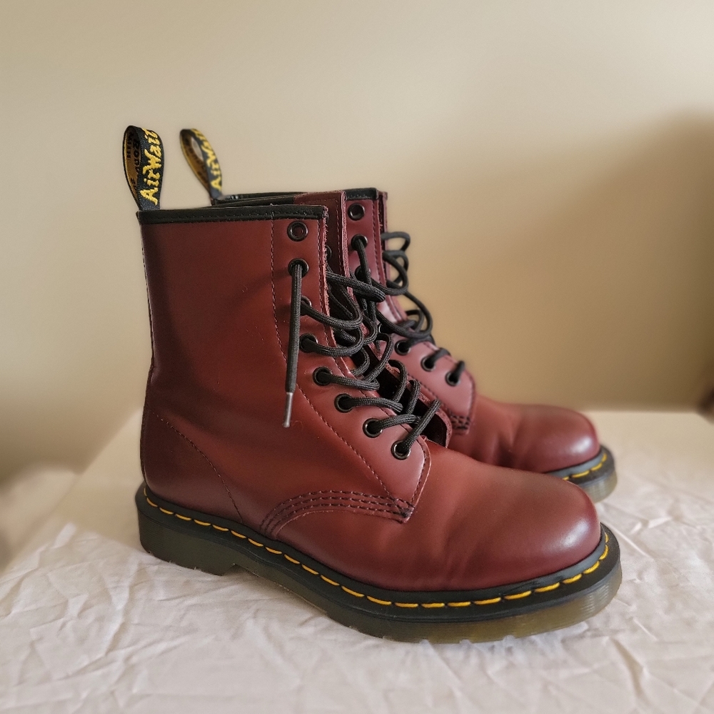 Red Dr. Marten's brand new never worn